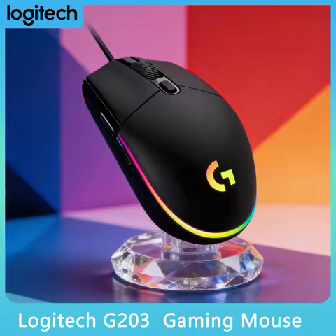 High Polling Rate 1000Hz Logitech G203 for All Esports Games
