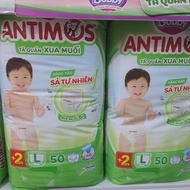 Bobby Antimos Mosquito Repellent Diapers – Natural Lemongrass Barrier Bye Mosquitoes 8H - M52/L50+2/