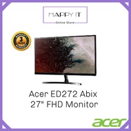 Acer ED272 A 27'' FHD LCD Monitor, 1920 x 1080, IPS, 75Hz, 4ms, VGA, HDMI ED272A 4.8
