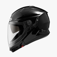 ZEUS ZS 613C BLACK MODULAR DOUBLE VISOR (CAN BE UPSIZE)
