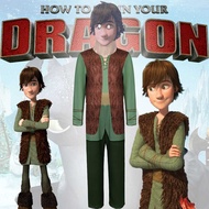 How to Train Your Dragon Hiccup Cosplay Costume Hiccup Role Play Halloween Masquerade Performance Ou