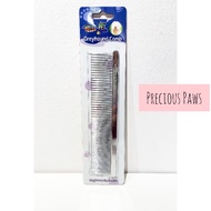 【Ready Stock】HELLO PET Metal Greyhound Pin Comb (L) Chrome Finish