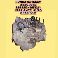 Honda Odyssey Absolute RB1 RB2 K24A RBB 2.4 Auto Gearbox ( MFKA ) / Gear Box / Automatic Transmissio