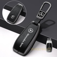 Car Key Case Cover For Mercedes Benz E C S GLC Class E200 E400 E63 W213 S550 S560 C260 A200, Zinc Al