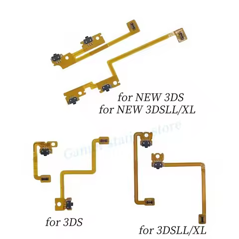 1/5/10/20/50/100 Set Replacement Parts L R Button Flex Cable For 3DS 3DSXL LR Switch Flat Cable LR R