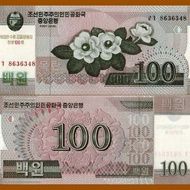 North Korea 100 Won 2008