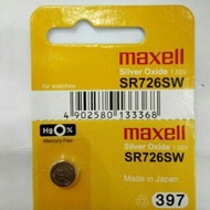 ORIGINAL MAXELL BATTERY SR726SW 397 (JAPAN) FOR WATCH/Equipment