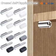 High Quality Shelving Laminate Support Iron Nail/ Crossed Self-Tapping Screw With Rubber Sleeve/ Wardrobe Cabinet Non-slip Partition Nail