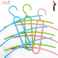 LILY Clothes Hanger Plastic 3 Layer Fishbone Space Saver