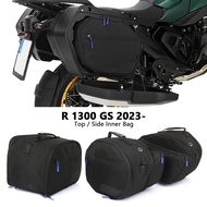 Sesuai untuk aksesori motosikal BMW R1300GS/R1300R/2023/2024/2025, beg bagasi hitam, beg sisi, beg d