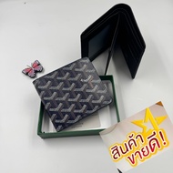 กระเป๋าสตางค์ผู้ชาย Goyard หนังแท้ ดีไซน์คลาสสิก พร้อมส่ง