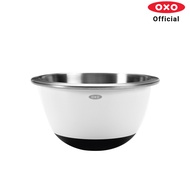 OXO ชามผสม รุ่นสแตนเลส - สีขาว ขนาด 2.8 ลิตร l OXO GG Stainless Steel Mixing Bowl 2.8 L White ทำจากส