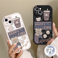 SS114 SOFTCASE TPU CARTOON MOTIF MILK TEA XIAOMI REDMI 15 A3 13 14 14T PRO poco X3 X65 X75 M7 PRO F6