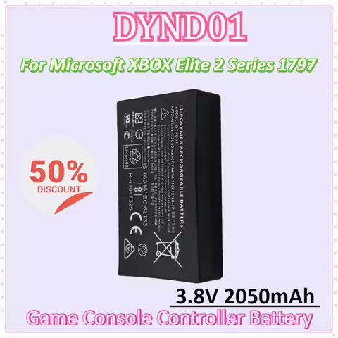 New DYND01 3.8V 2050mAh Battery for Microsoft XBOX Elite 2 Series 1797 Game Console Controller Batte