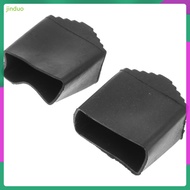 2 Pcs Foot Pads Ladder Feet Mat Non Furniture Anti Skid 4.30X4.20X2.30CM Black jinduo