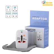 Universal Adaptor 13A 250V 1pc International Plug Converter UK US EU AUS Penukar Palam 931L
