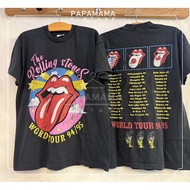 WORLD TOUR 94/95 tag HANES Bio Washed vintage shirt Rock Band heavy