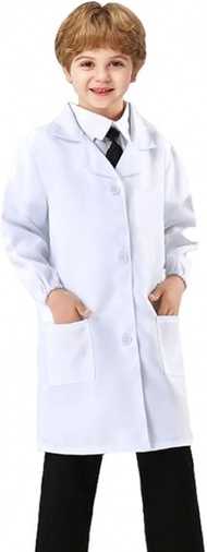 Kids Lab Coat For Doctor Dentist Scientist Career Day Preschool Role Play Costume For Halloween Chri
