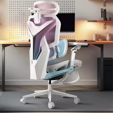 AutoFull G7 360° Armrests CloudTech Mesh 3-Zone Dynamic Lumbar Support 140° Recline Office Ergonomic