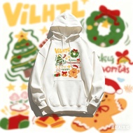 Gingerbread Christmas Graphic Hoodie Multi-Element | Fashion Cotton 1 For S-5XL