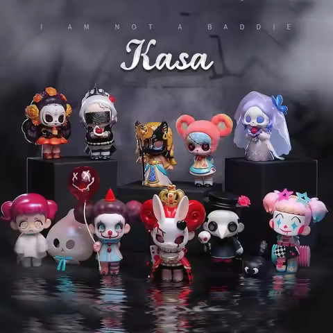 KASA I AM NOT A BADDIE Series Blindbox, Random Collection of 1pc Blind Bag Cool Toys Mask Can Be Rem