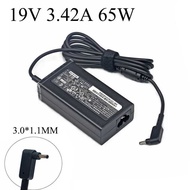 19V 1 F6 3.42A 65W 3.0*1.1Mm Laptop AC Power Adapter Charger For ACER Aspire S3 S5 S7 P3 Iconia C7