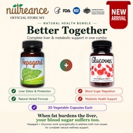 Nutreance Hepagard & Glucoven Fatty Liver Detox and Blood Sugar Regulation
