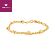 HABIB Oro Italia 916 Yellow Gold Bracelet GW40860722