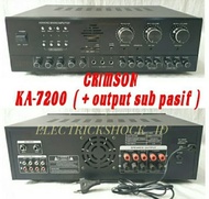 power amplifier crimson 1500 watt ka-7200