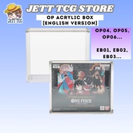 Acrylic Magnetic Case For OPTCG English Version (For OP04, OP05 ,OP06... /EB01, EB02, EB03...) One P