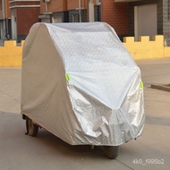 QY1Zongshen Fully Enclosed Electric Tricycle Clothing Motorcycle Four-Wheel Car Cover Elderly Scooter Heat Insulation Ra