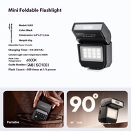 Ulanzi SL03 Firefly Máy ảnh Mini Flash Top gấp thích hợp cho Sony Canon Fujifilm Micro đơn Máy quẹt