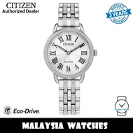 Citizen EM1050-56A Eco Drive Mother of Pearl Dial Stainless Steel Case & Strap Watch