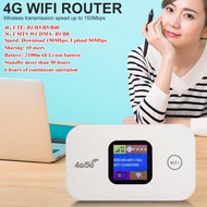 150mbps 4GLte Router Wireless Wifi Portable Network Modem Mini Outdoor Hotspot Pocket Mifi 2100mAh S
