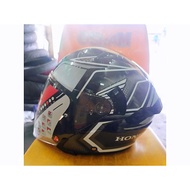 HELMET KYT NFJ DOUBLE VISOR VERSION HONDA DEMON RED & DEMON WHITE