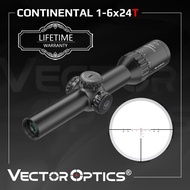 Vektor Optik Kontinental 1-6x24 Taktis LPVO Riflescope Sedikit