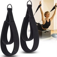 1pcs Double Loop Pilates Straps with D-Ring Loops Yoga Fitness Equipment Double Padded Hand And Feet