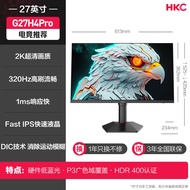 HKC Gaming Monitor 27 Inch 2K 240HZ VG273QK Curved Screen IPS Display with Rotatable And Wall-Mounte
