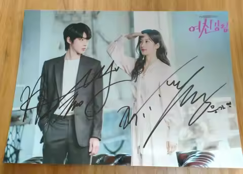 signed True Beauty Moon Ga Young Cha EunWoo Hwang In Yeop autographed photo 5*7 K-POP 012021