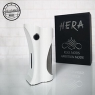 Hera Sun box Mod 80W 3ohm Single Battery black silver white clear