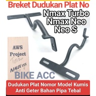 Nmax Turbo Nmax Neo S Techmax License Plate Holder Bracket AWSOriginal Nmax V1 Accessories Nmax V2 A