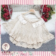 Axes Femme lace Knit Poncho