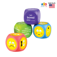 ลูกเต๋าเรียนรู้อารมณ์ (Emotion Cubes Set Of 4)  [Learning Resources]