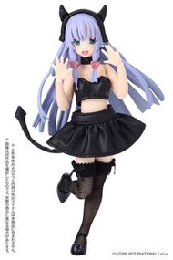 (預訂) 日版 Azone Picco neemo 1/12 小惡魔套裝 皮革黑色 娃衣 可動人偶 素體 人形娃娃 Figma 黏土人 Nendoroid OB11