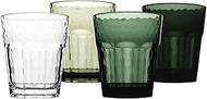 BO-Camp Mix&Match Camping Glasses, Travel Cups, Water Glasses, Wine Glasses, 200ml, Green, Pack of 4