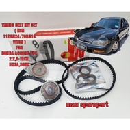 ( GATES ) TIMING BELT KIT SET ( HSN 112RU24/70RU16 VITON ) FOR HONDA ACCORD SV4 2.2,V-TECH,H22A,SOHC