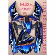 LC135 (V6) HLD COVERSET - EXCITER RC 2020 (VPBMC BLUE)