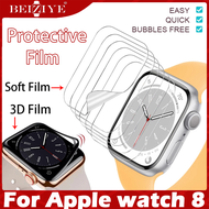 TPU Screen Protector Film For apple watch Series 8 band 41mm 45mm Screen Protector Full Cover 3D Cur