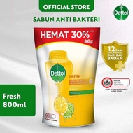 Dettol Body Wash Sabun Mandir Cair 800 ml