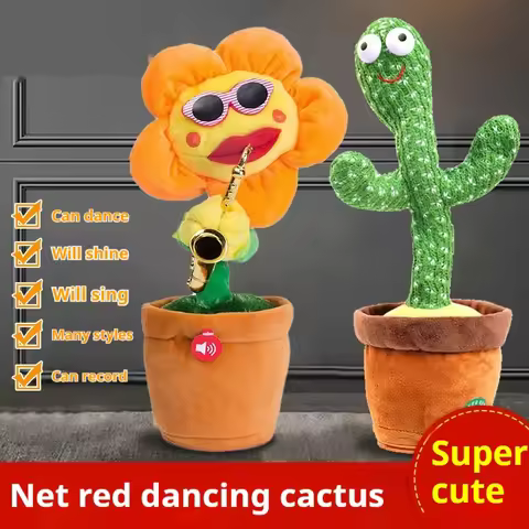 New Dancing Twist Cactus Toys Boys And Girls Babies Who Can Learn To Talk Baby Boom Racy Sound Recor